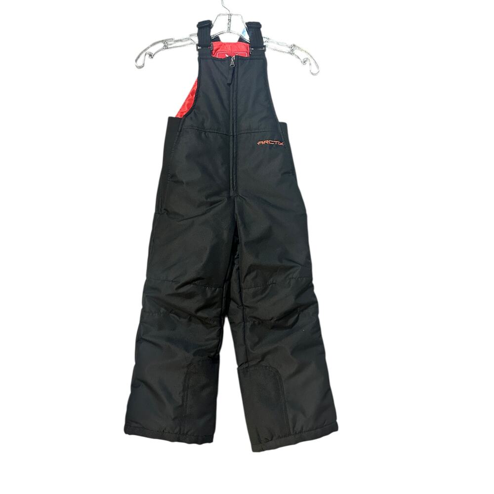 Arctix Girls Snow Bibs Size 4/5 Black Insulated Ski Snowboard Pants Winter